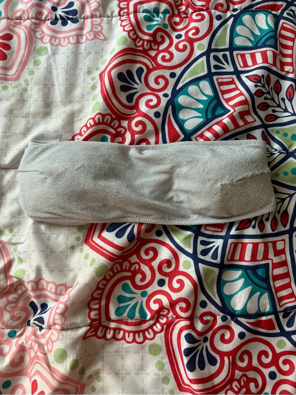 H&M Silver Metallic Bikini Top